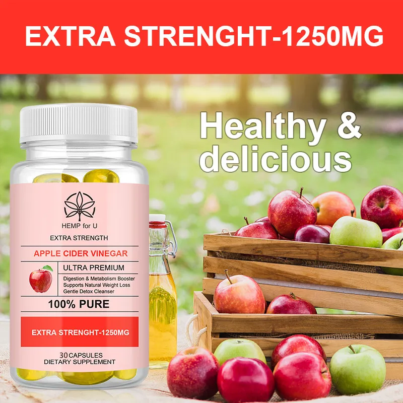 

hfu BEST SLIM PRODUCT Apple Cider Vinegar Weight Loss Products Lose Belly Slim Weight Slimming Reduce Fat Oil Went 30pcs