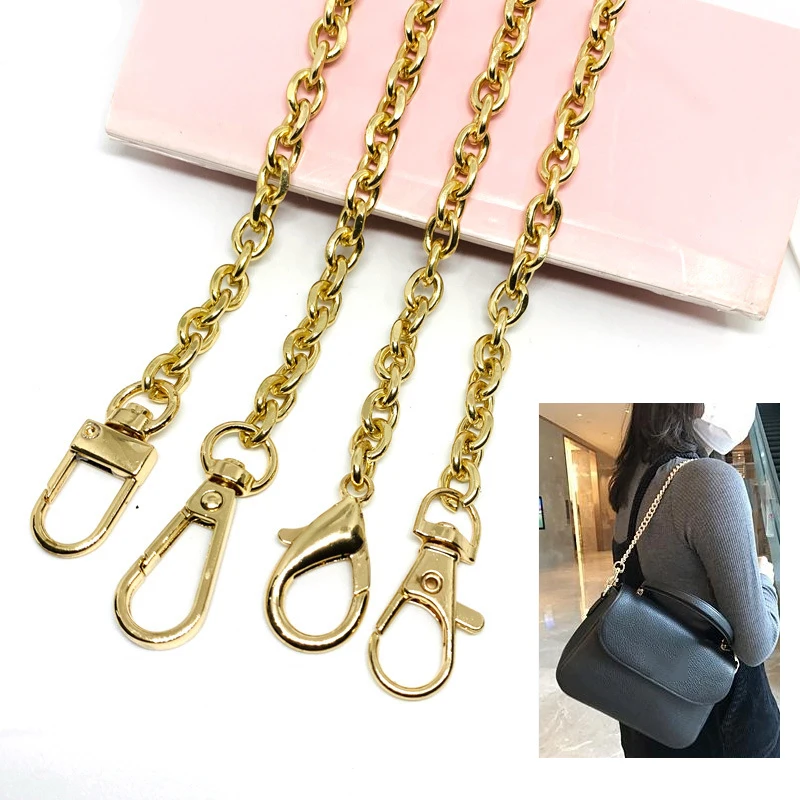 Bag Chain Crossbody Bag Strap Metal Chain Bag Strap Bag Chain Fashion All-match Bag Accessories Purse Chain 30/80/100/120cm