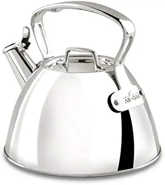 

Stainless Steel Tea Kettle 2 Quart Induction Pots and Pans, Cookware