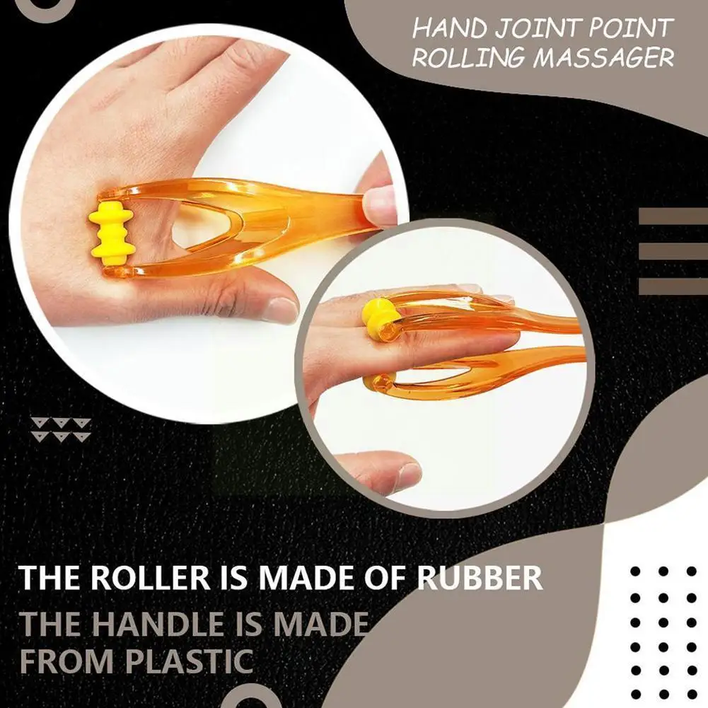 

Hand Finger Massager Roller Finger Joint Massage Muscle Relaxation Tool Foot Massager dual Massager For Arthritis Pain Reli O3U8