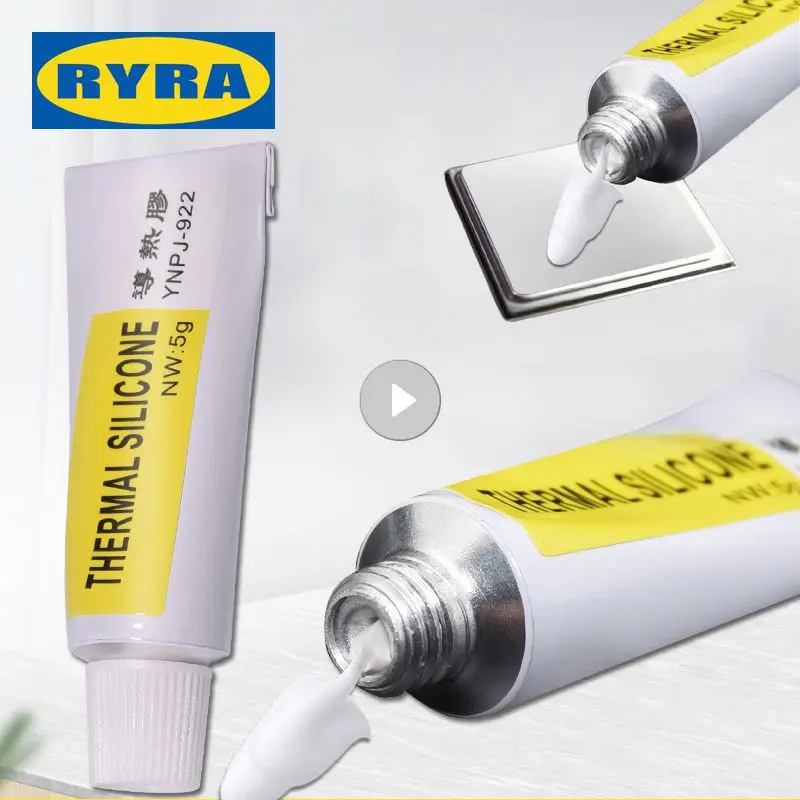 

8pcs 5g Thermal Paste Conductive Heatsink Plaster Viscous Adhesive Glue For Chip VGA RAM LED IC Cooler Radiator Cooling Sealers