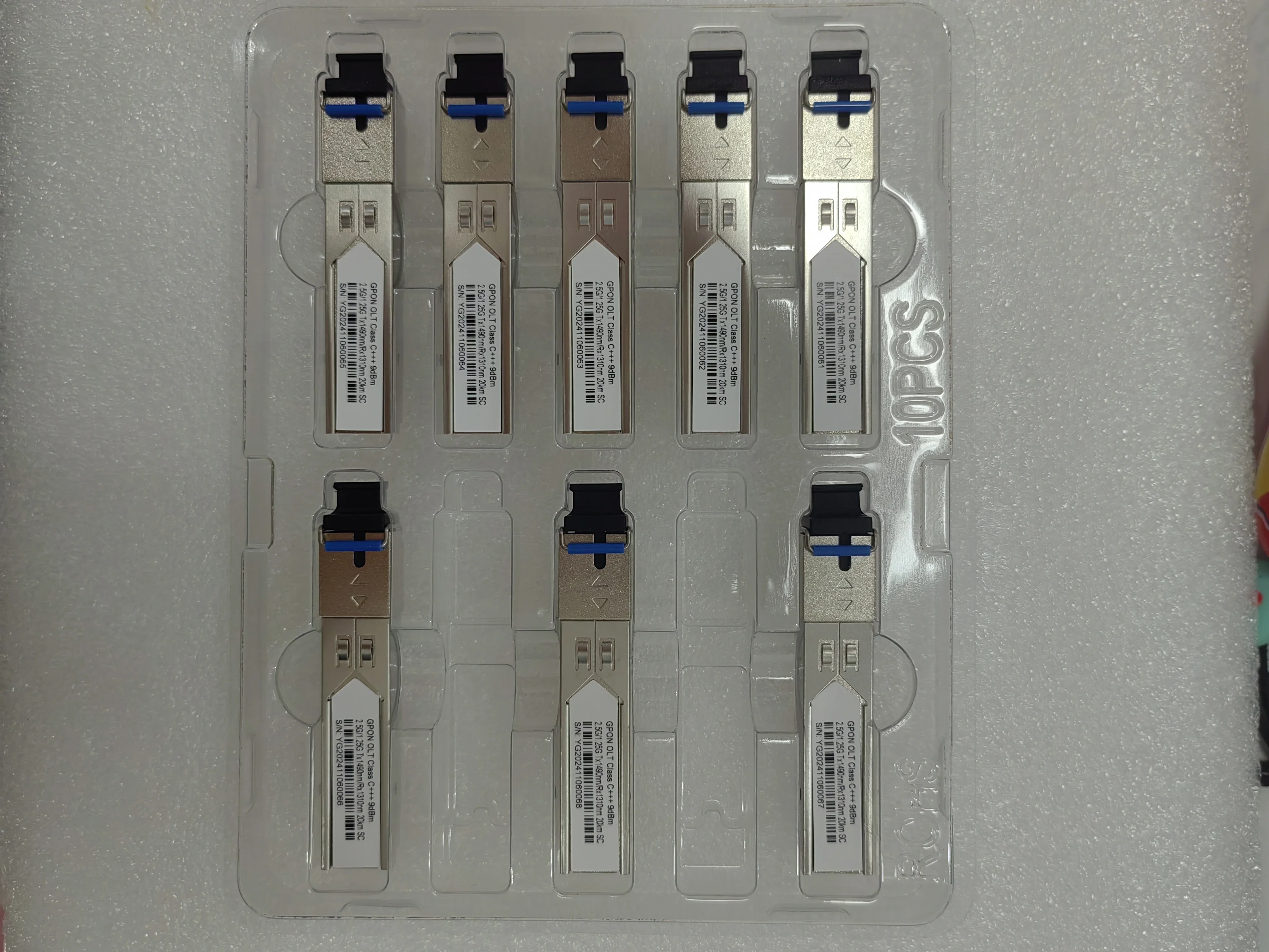Фото 1,25 Гбит/с/2,5 Гбит/с SFP C+++ 7/8/9 дБм SC UPC Оптический модуль PON 1310/1490 нм Максимальное расстояние 20 км Трансивер, с GPON OLT VSOL HIOSO №2