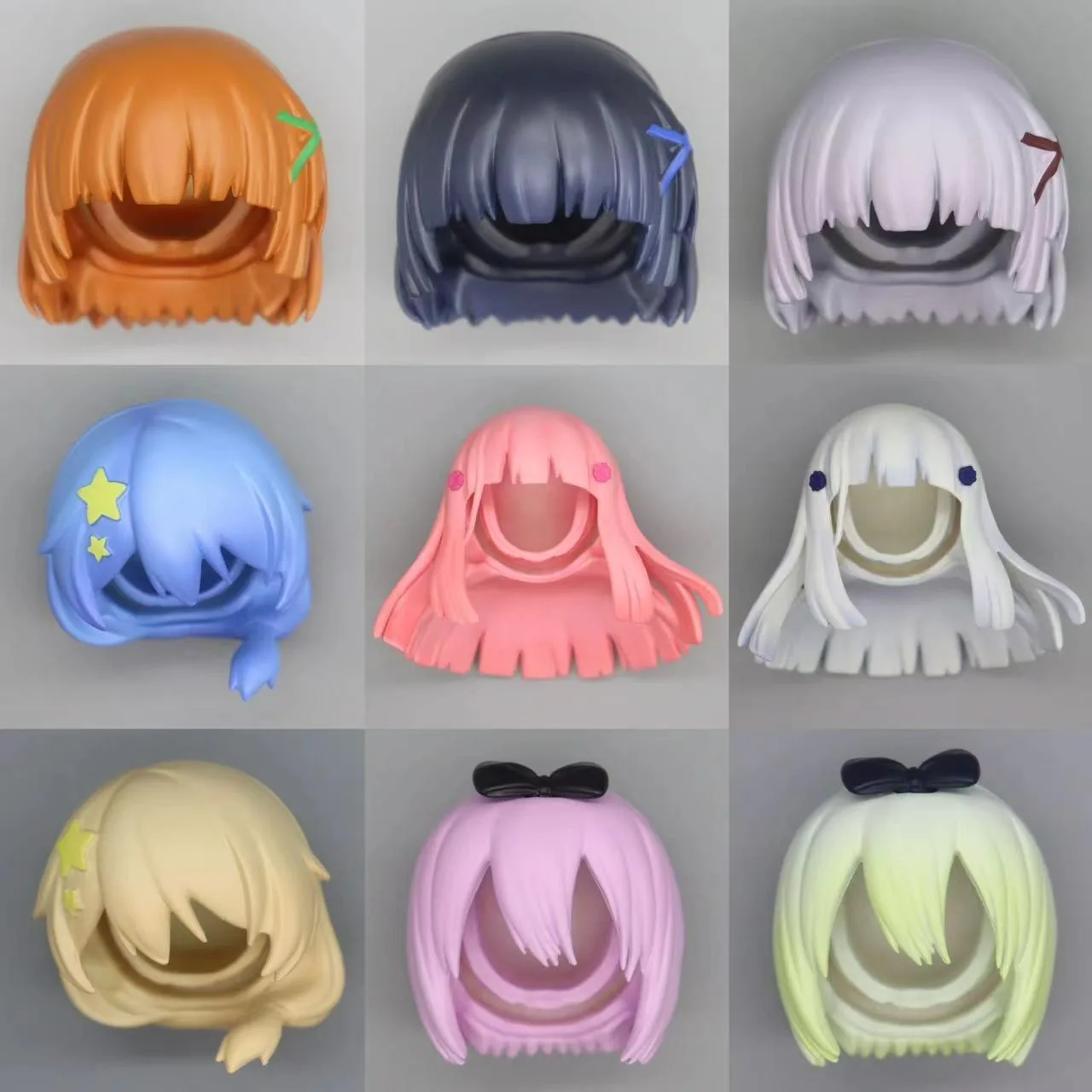 Аксессуары для мужчин из глины распутывания волос на лицо куклы