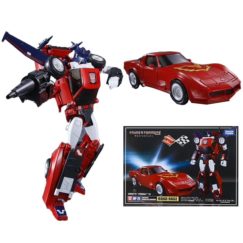 

Takara Tomy Genuine Transformers Toys MP26 Road Rage Anime Action Figure Deformation Robot Toys For Boys Kids Christmas Gift