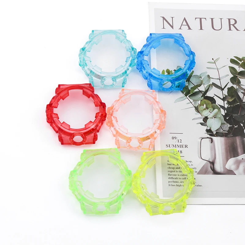 Transparent strap case Suitable for Casio watch with Ice Tough GA-700 710 735/5413 Men's and women's strap watch accessories