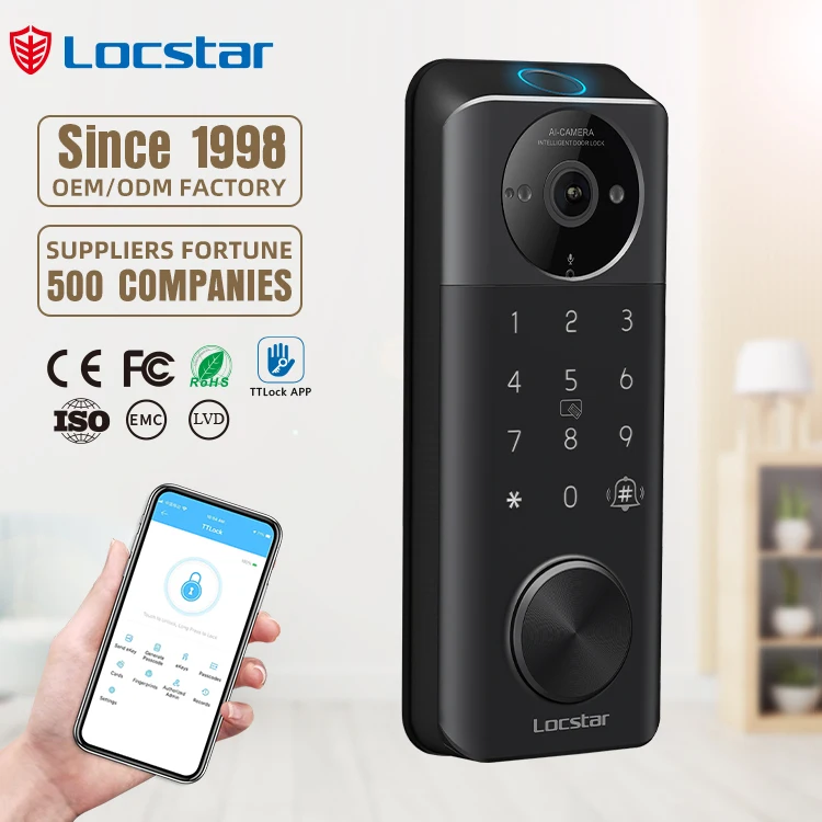 Locstar Бесплатный образец безопасности Fechadura Eletronic Cerradura цифровой интеллектуальный