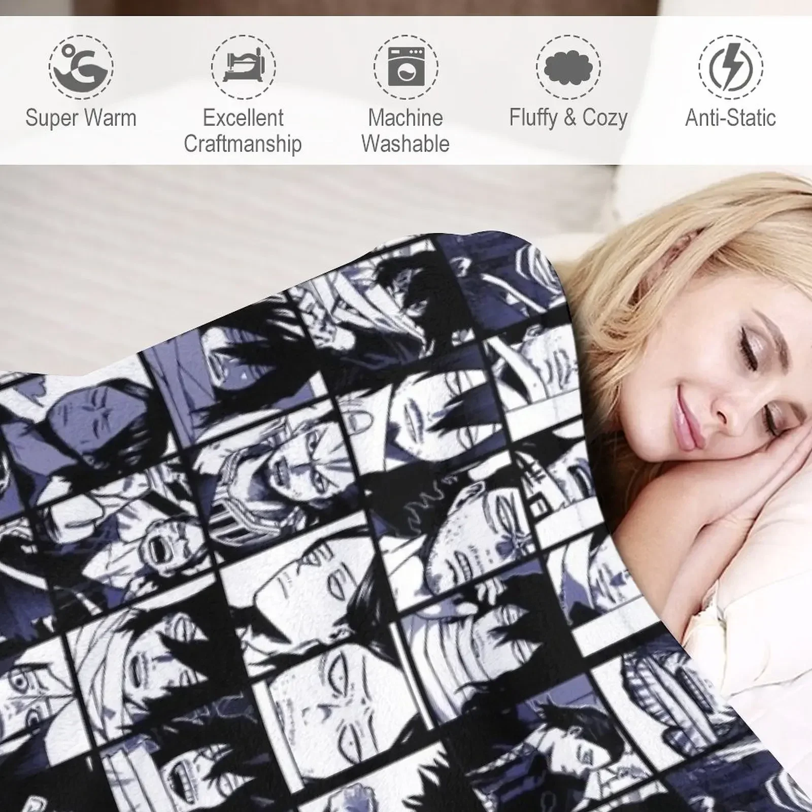 Новинка декоративное одеяло Aizawa Shota декоративные диваны для детей пушистые