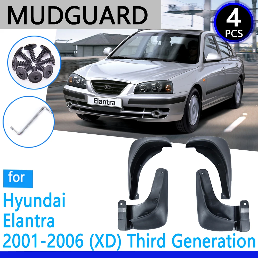 Брызговики подходят для Hyundai Elantra 2001 ~ 2006 XD передние и задние 2002 2003 2004