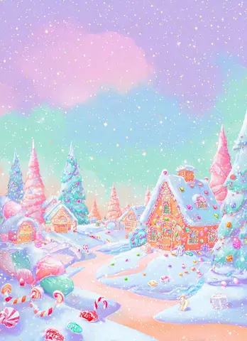 PhotoCustom Картина по номерам "Снежный домик"