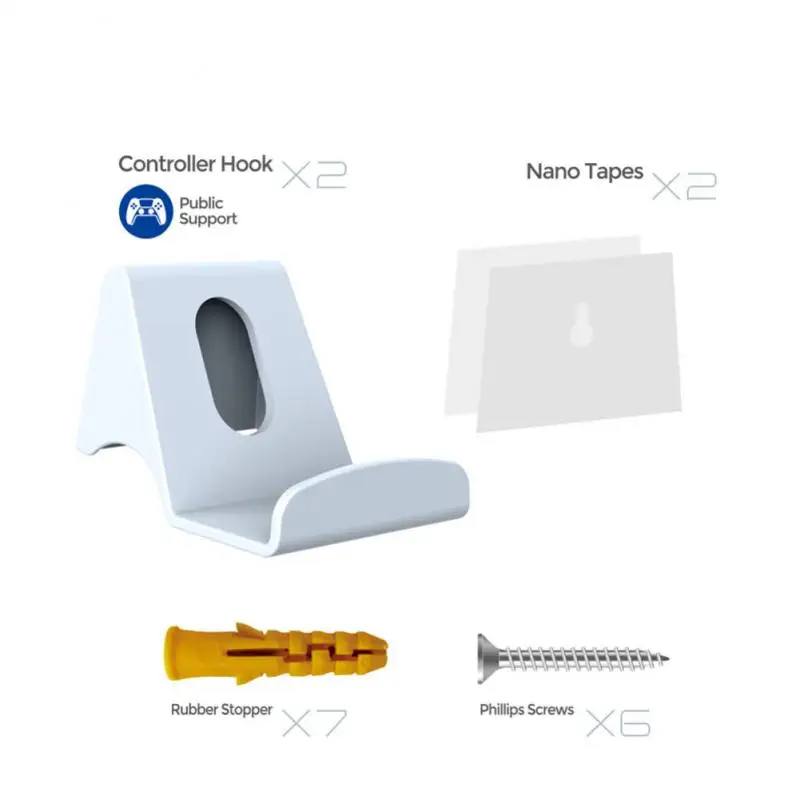 Universal Controller Stand With Headphone Hanger Remote Control Game Discs Storage Rack Mount Holder For PS5/PS4/XBOX/NS Switch |