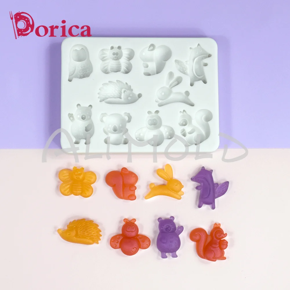 Кролик/медведь/коала Фондант конфеты шоколадная форма DIY Модель глины из смолы