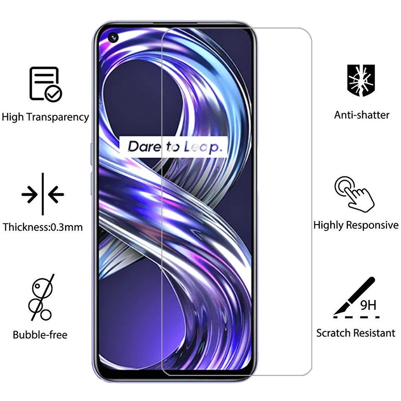 Чехол для телефона realme 8 pro 8i s закаленное стекло на realme8 4g 5g 8pro i i8 s8 задняя крышка 360