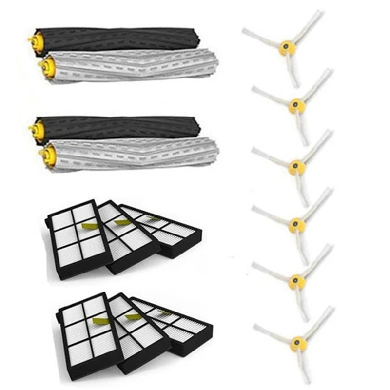 

Main Brush Side Brush Hepa Filter For Irobot Roomba 800 Series 870 880 Vacuum Cleaner Parts
