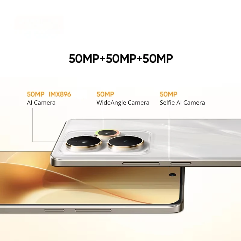 Фото Китайская версия смартфона Realme 15 Pro 5G, AMOLED-дисплей 6,8 дюйма, 144 Гц, 7000 мАч, титановая батарея, смартфон Snapdragon 7 Gen 4 №5