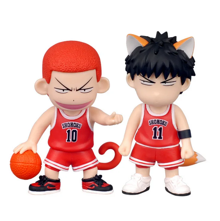 

Экшн-фигурка SLAM DUNK обезьянка сакураги лиса каэд баскетбольный клуб фигурка рукава 8 см ПВХ экшн-фигурка кукла игрушки