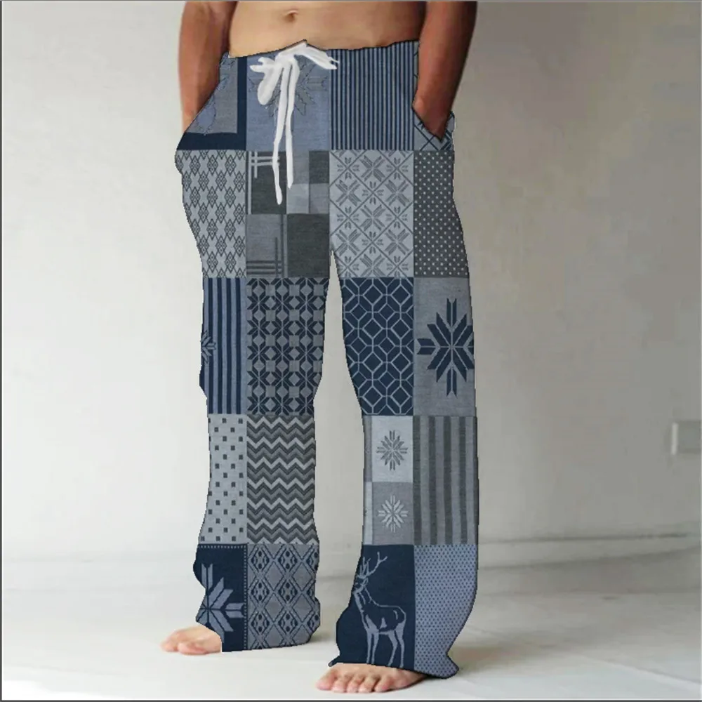

Fashion Cool Graffiti 3d Digital Printing Hip Hop Loose Men's Pants 2022 Spring Autumn New Casual Drawstring Straight S-5XL Pant