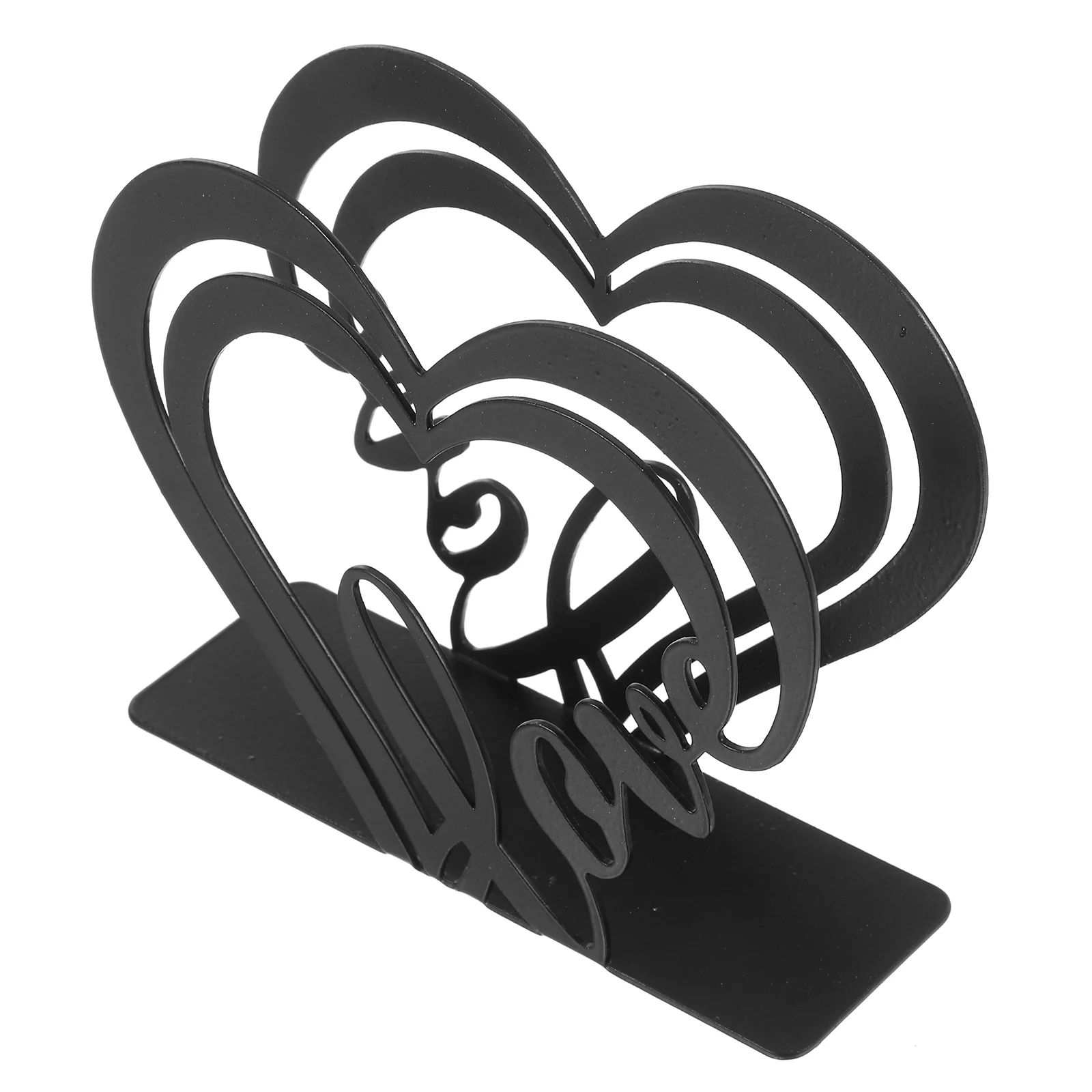 

Heart Design Napkin Holder Restaurant Desktop Napkin Holder Decorative Serviette Holder