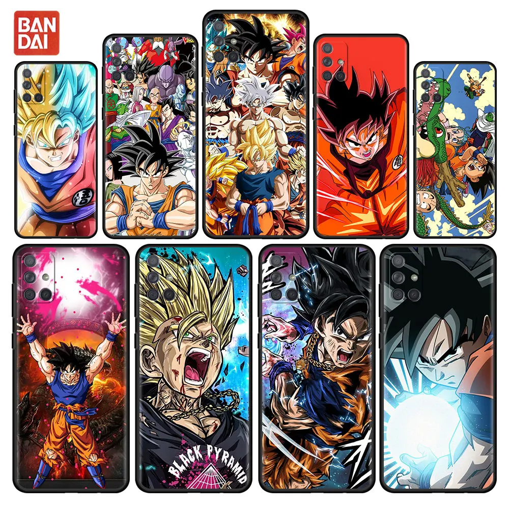 

Dragon Ball Case For Samsung Galaxy A12 A52 A41 A32 A21s A71 A02s A32 5G A31 A72 A22 A11 Black TPU Phone Shell
