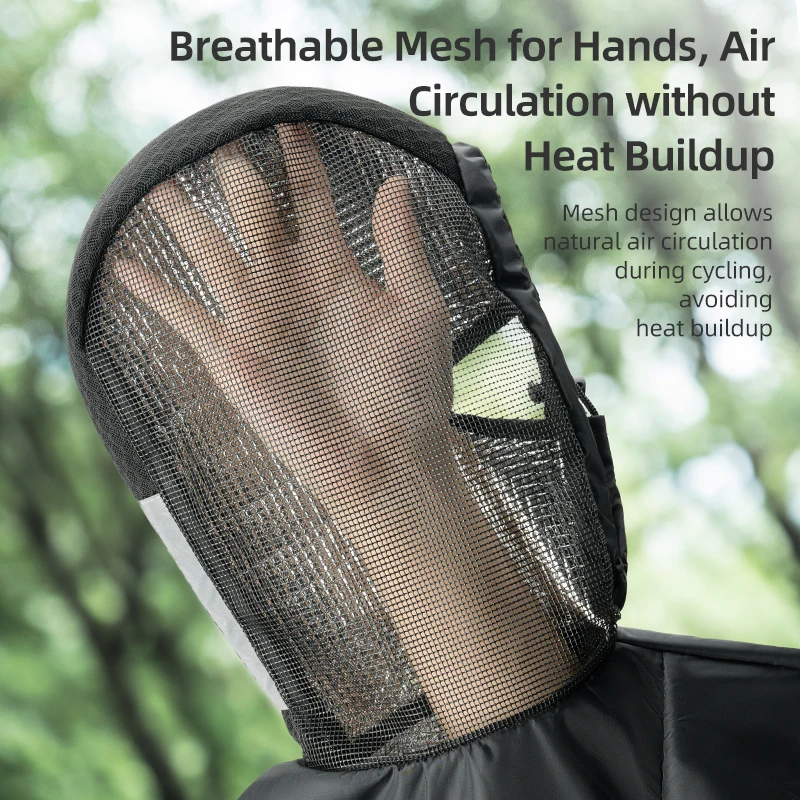 ROCKBROS 2-в-1 летнее электромобильное пончо с защитой от солнца уличный