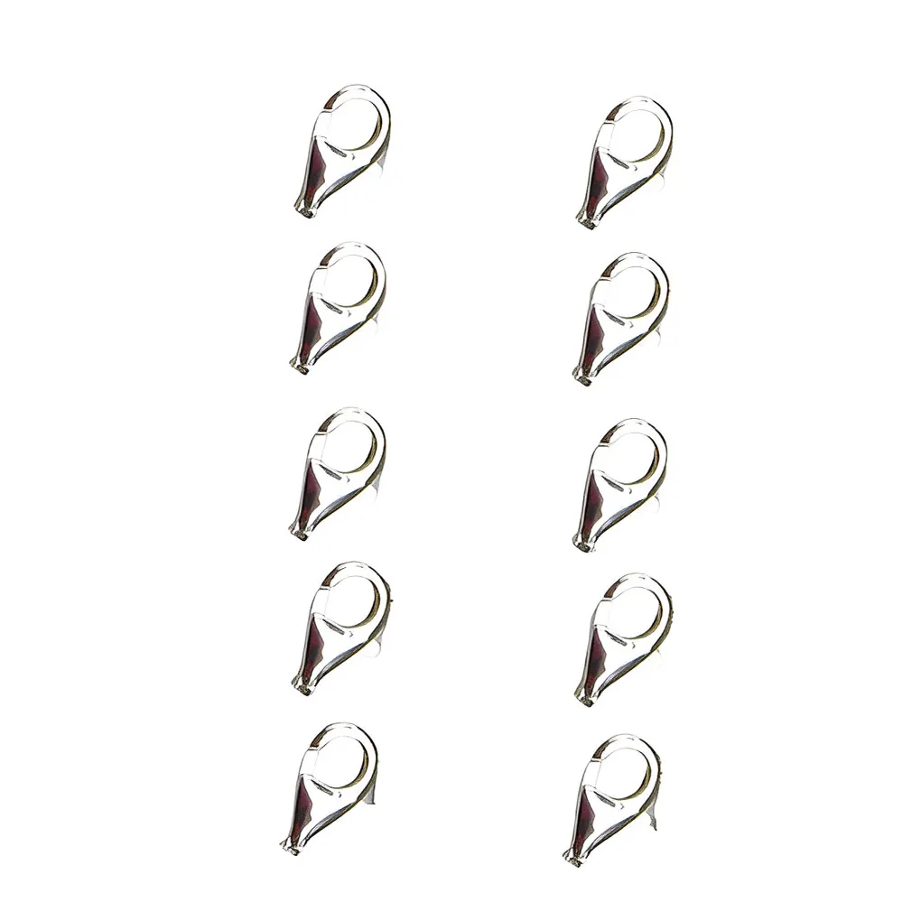 

10PCS Pinch Clasp Pendant Connector Buckle Latch Necklace Bracelet 8mm