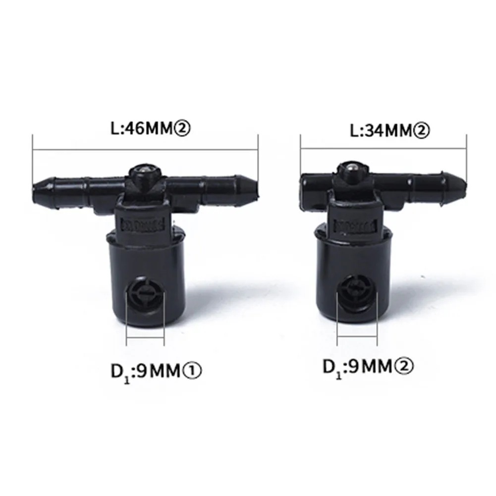

2Pcs Windscreen Washer Water Wipers Nozzle Black For Buick Opel 12782509 1451330 For Vauxhall Part Number: 12782508 & 12782509