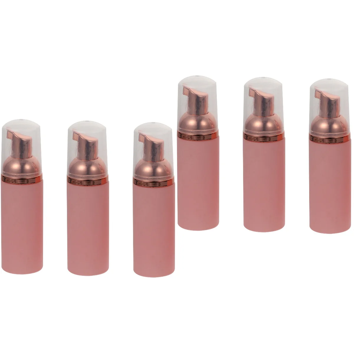 

6 Pcs Bubble Bottle Clear Mascara Eyelashes Volume Mini Foaming Bottles Travel Pump Shampoo Dispenser Small Plastic