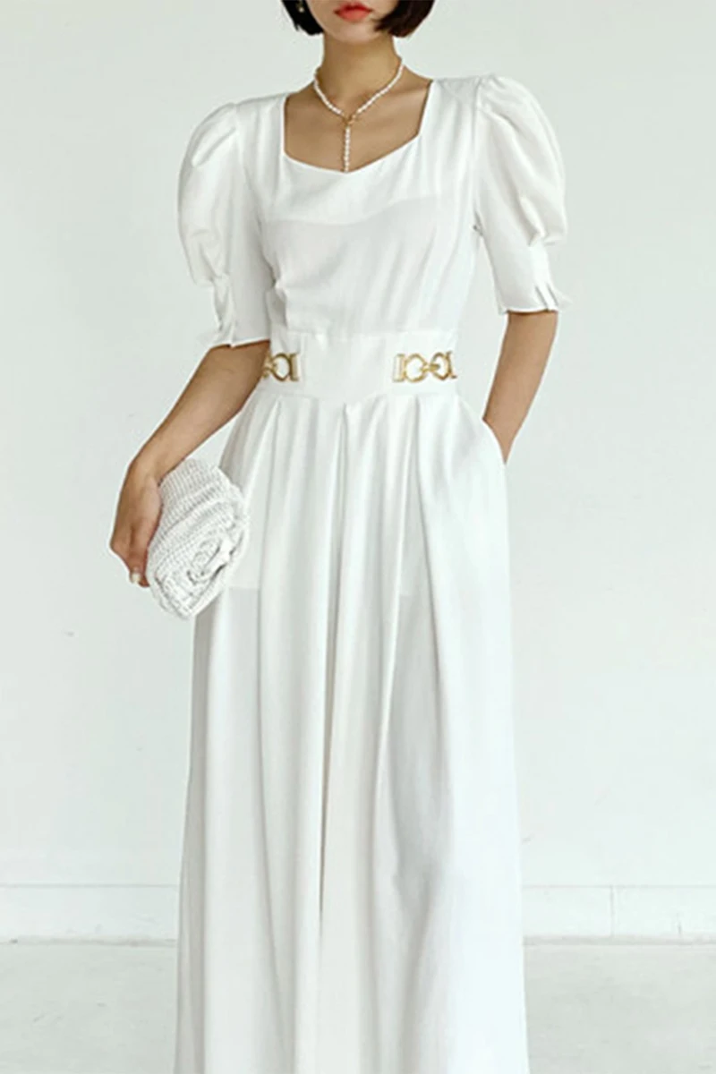 Комбинезон Sannian женский с квадратным вырезом повседневные брюки высокой талией и