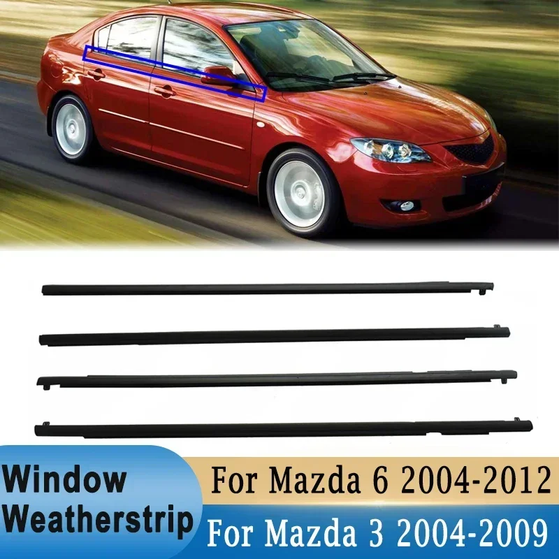 

Уплотнительная лента для окон Mazda 6 2004-2012, герметичные ленты для Mazda 3 2004-2009, резиновая внешняя фотолампа