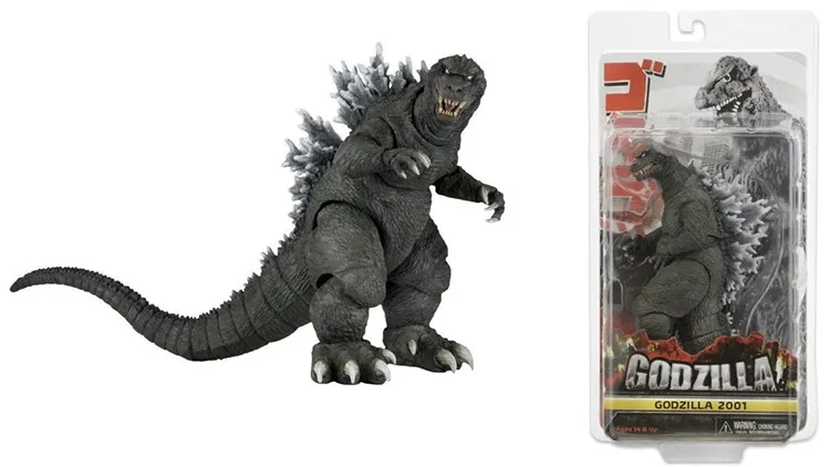 Фото NECA 2001 фильм версия Годзилла шарнирная серия монстров ПВХ фигурка детский подарок 17 см №1
