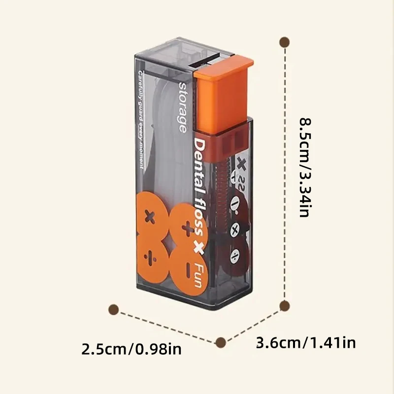 10 шт./коробка автоматическая всплывающая коробка для хранения зубной нити