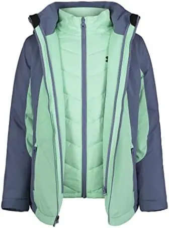 

Куртка Westward 3-в-1, съемный капюшон и подкладка, ветрозащитный и водоотталкивающий