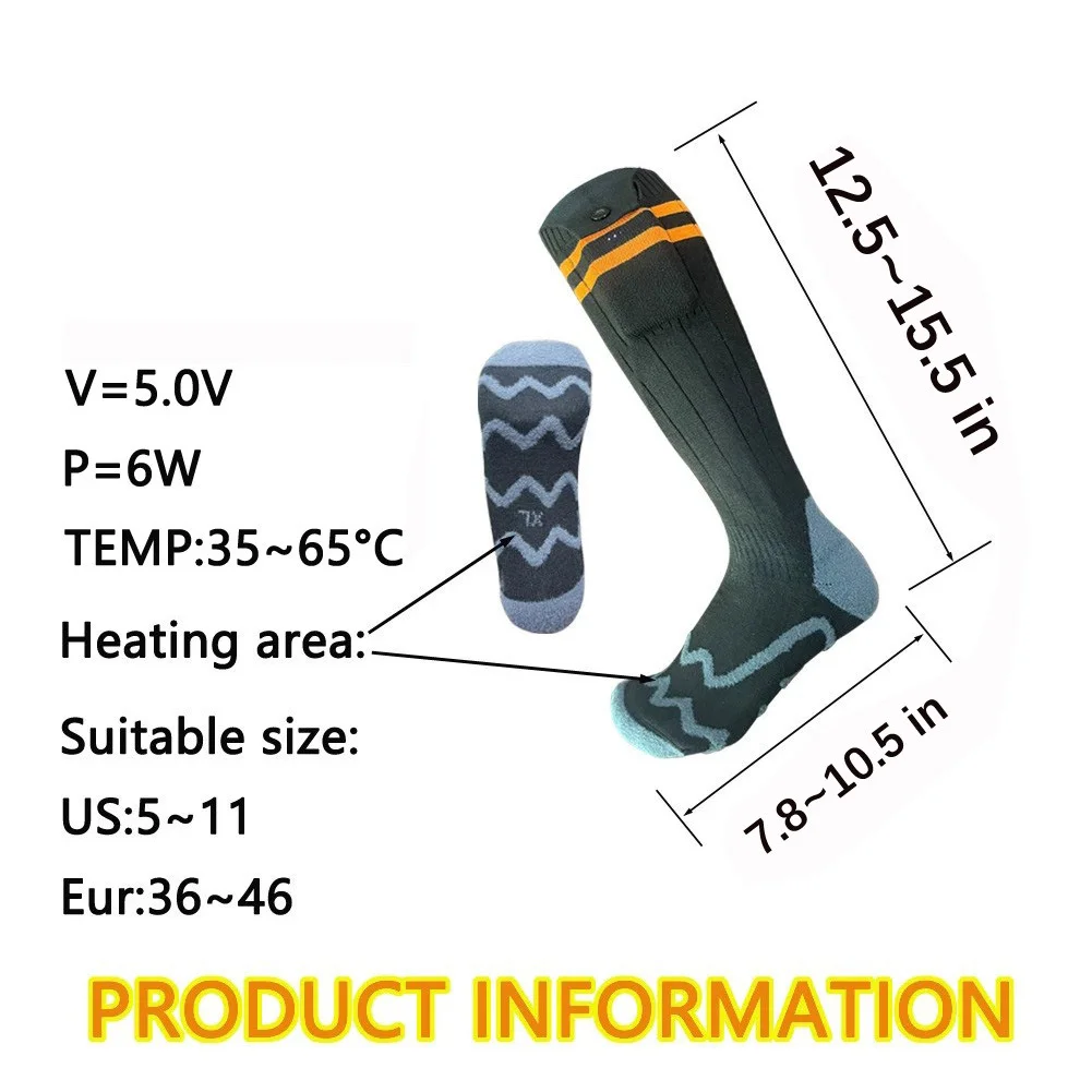 Рисунок 6 - Носки с электрическим подогревом для мужчин и женщин