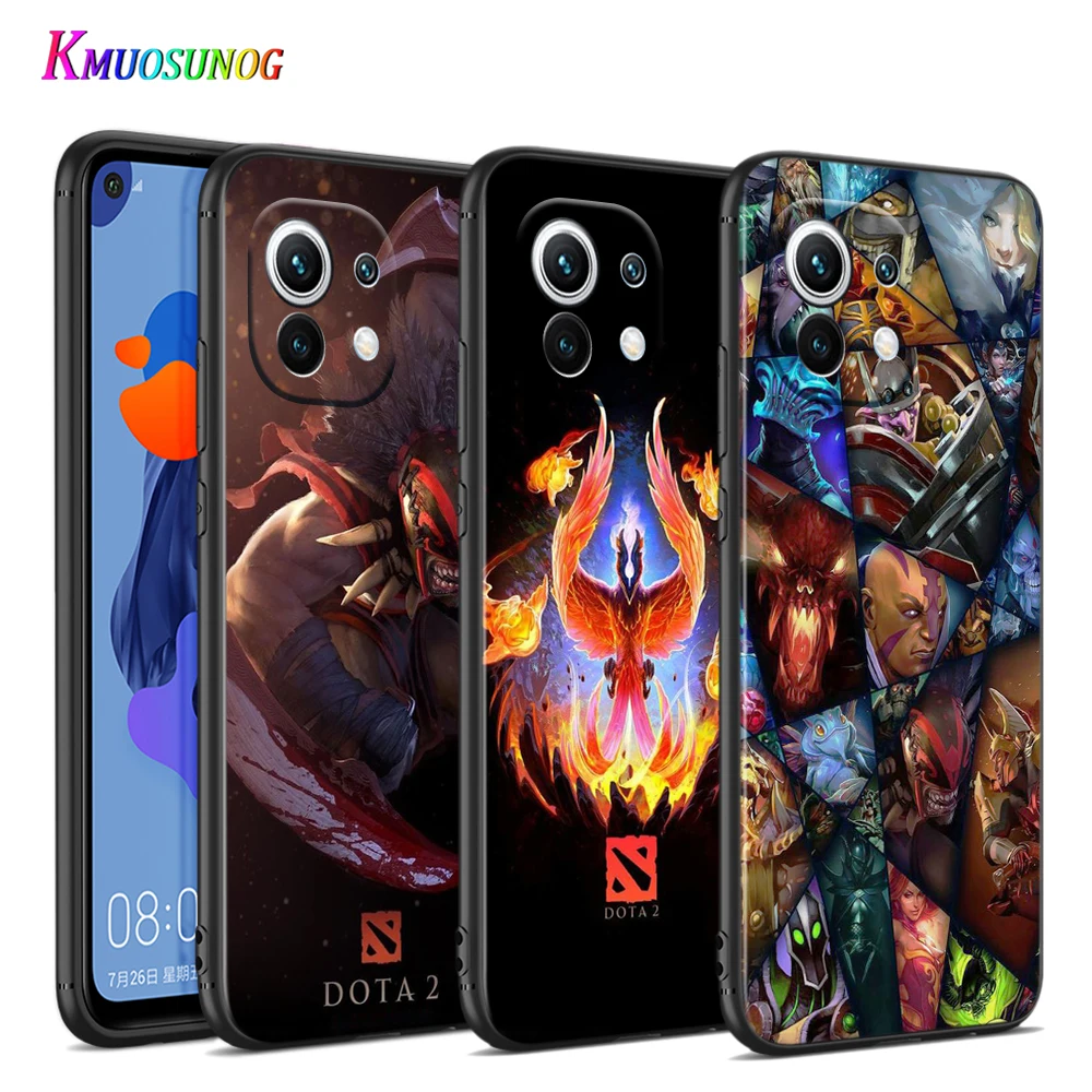 Силиконовый чехол Dota 2 для Xiaomi Mi 12 11 11T 11i 10i 10T 10 9 9T SE Lite Pro Ультрачерный телефона |