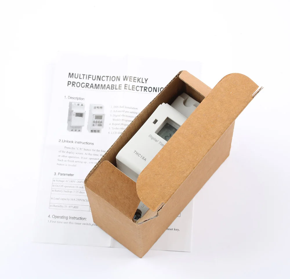 Электронный еженедельный 7-дневный программируемый цифровой таймер реле
