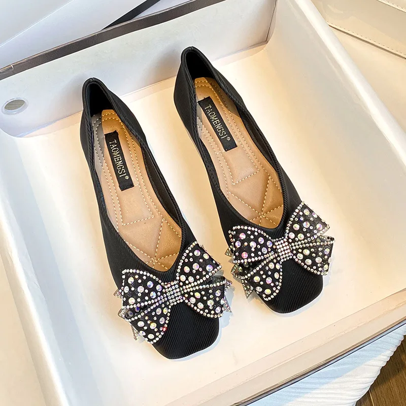 

Women shoes Large flat shoes Spring and Autumn 2023 new fashion beautiful butterfly section rubber soles non-slip shallow mouth1