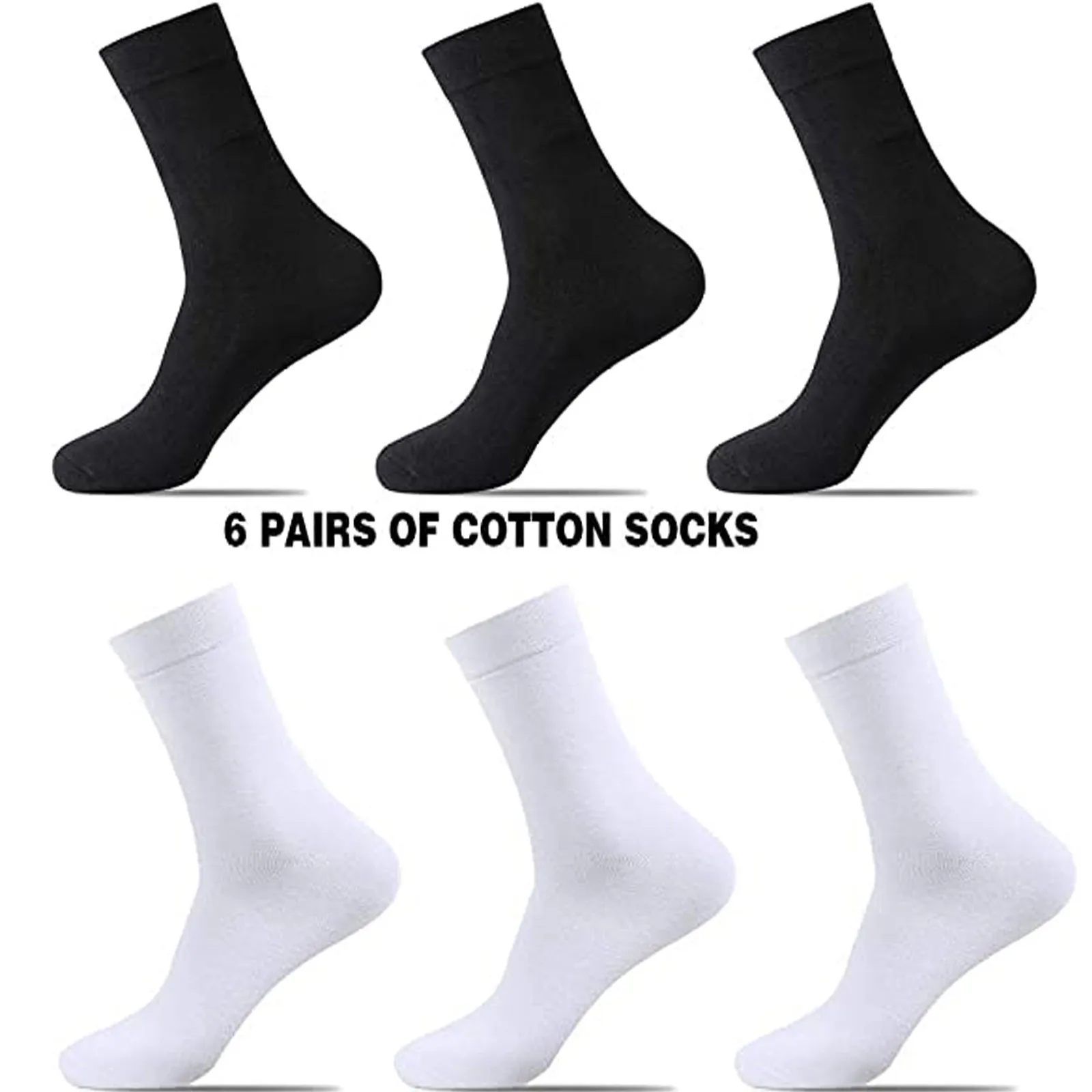 

6 Pairs/lot Socks Men Winter Warm Cotton Blend Comfortable Long Crew Casual Bohemian Sock Male Gift For Husband Father 2 Styles
