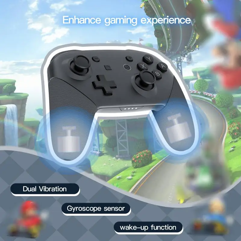 

Беспроводной игровой контроллер 2,4G для Nintendo Switch, ПК, Lite,OLED /Steam