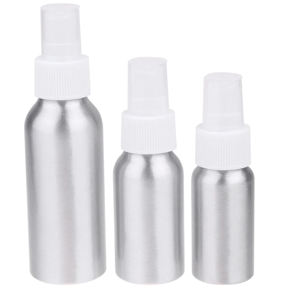 

3 Pc Travel Containers Liquids Spray Nozzle Bottle Perfume Bottles White