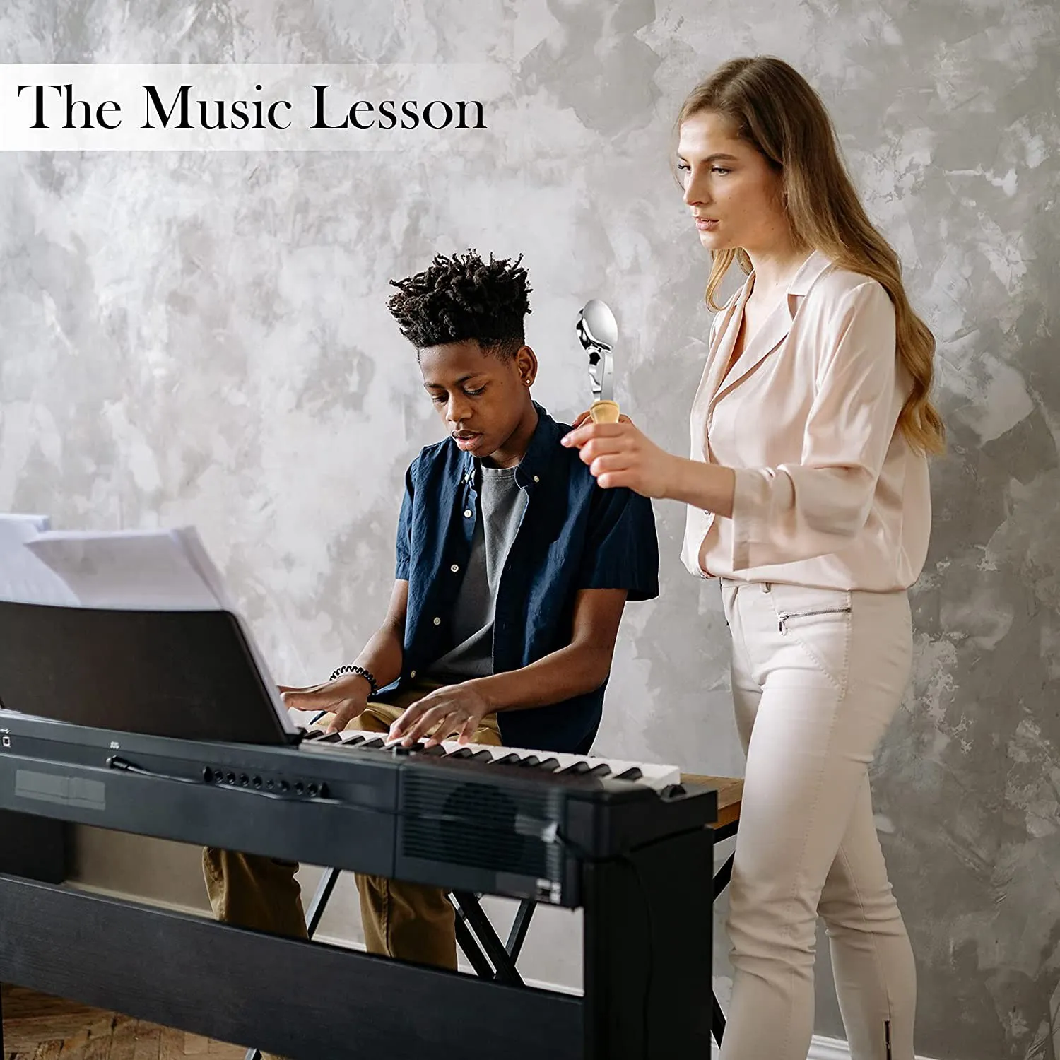 Музыкальные ложки инструмент с деревянной ручкой перкуссионный ирландский