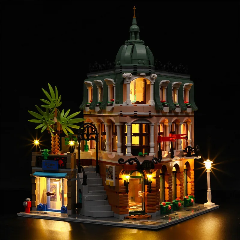 

WOBRICKS LED Light Kit for 10297 Boutique Hotel Building Blocks Set (NOT Include the Model) Bricks Toys for Children Remote