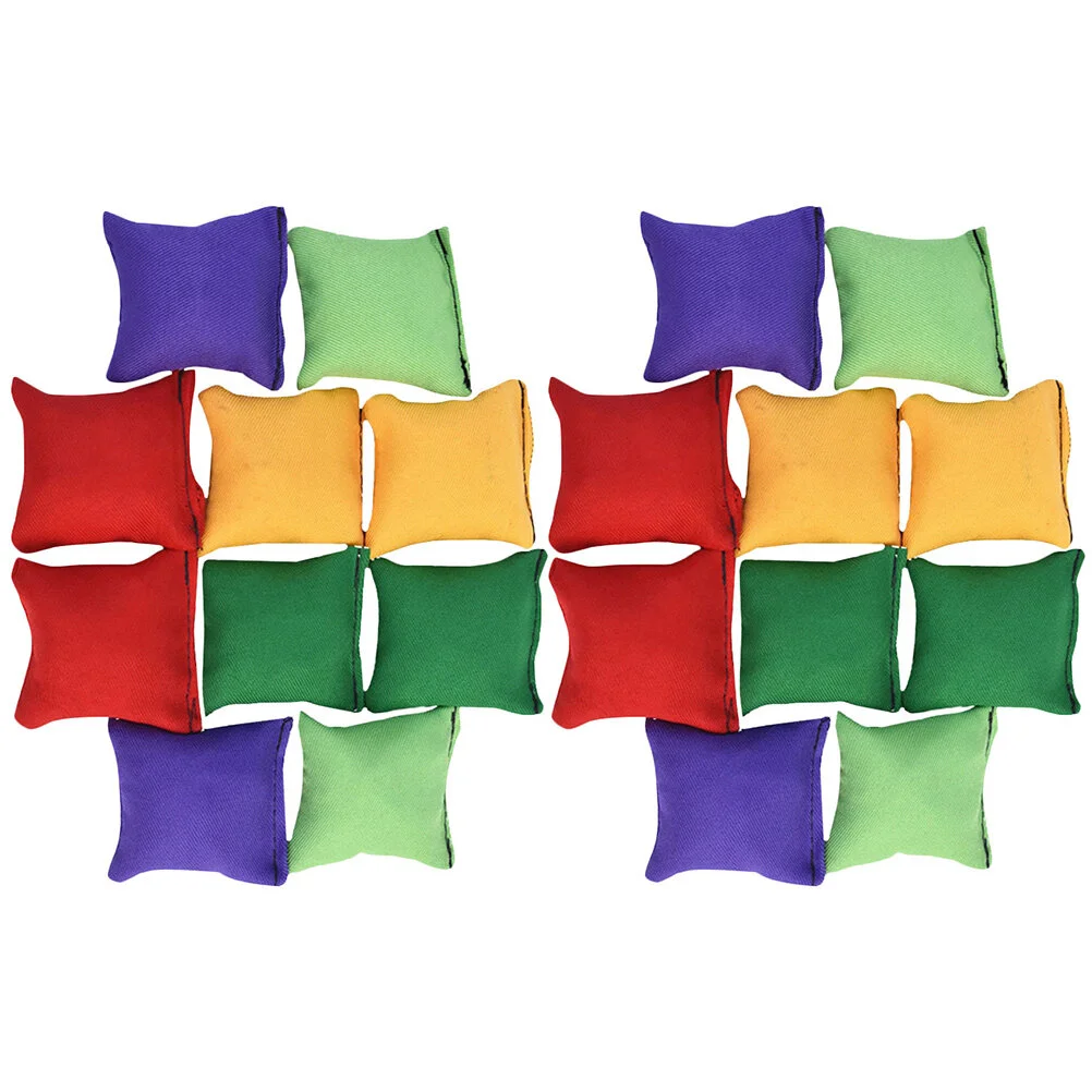 

20pcs Small Bean Bags Toss Game Bean Bag Outdoor Toss Game Supplies for Kids