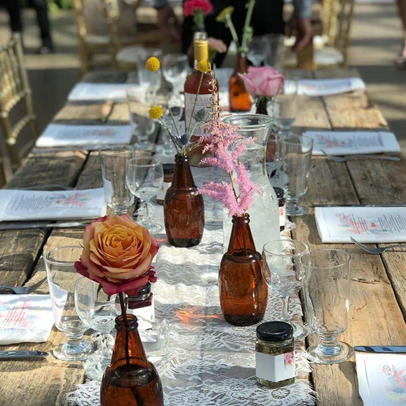 Черно-белая роскошная кружевная скатерть с вышивкой для кровати OFFOWRLD флагом