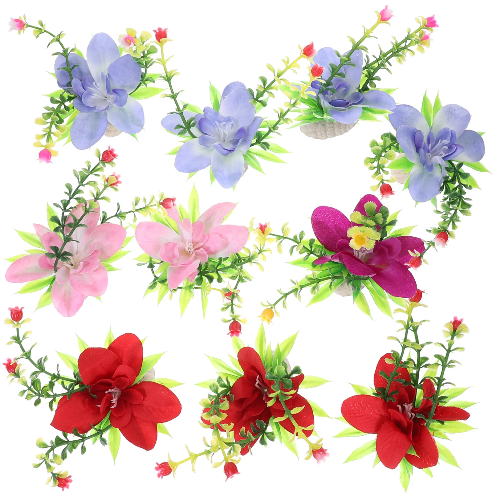 

Plate Sushi Flower Decorations Dish Decoration Artificial Decor Flowers Sashimi Ornamentornamentstank Fish Japanese Lotus Decors
