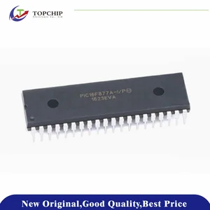 1Pcs New Original PIC16F877A-I/P 33 PIC 368Byte 20MHz FLASH 8KB DIP-40 Microcontroller Units (MCUs/MPUs/SOCs)