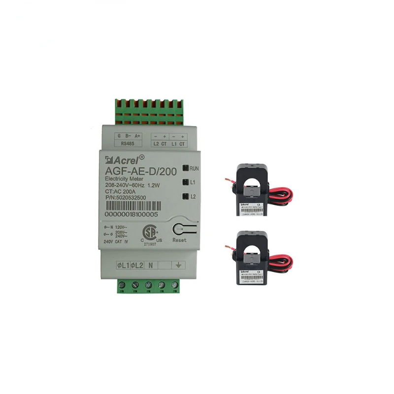 

single phase solar energy meter with split core ct