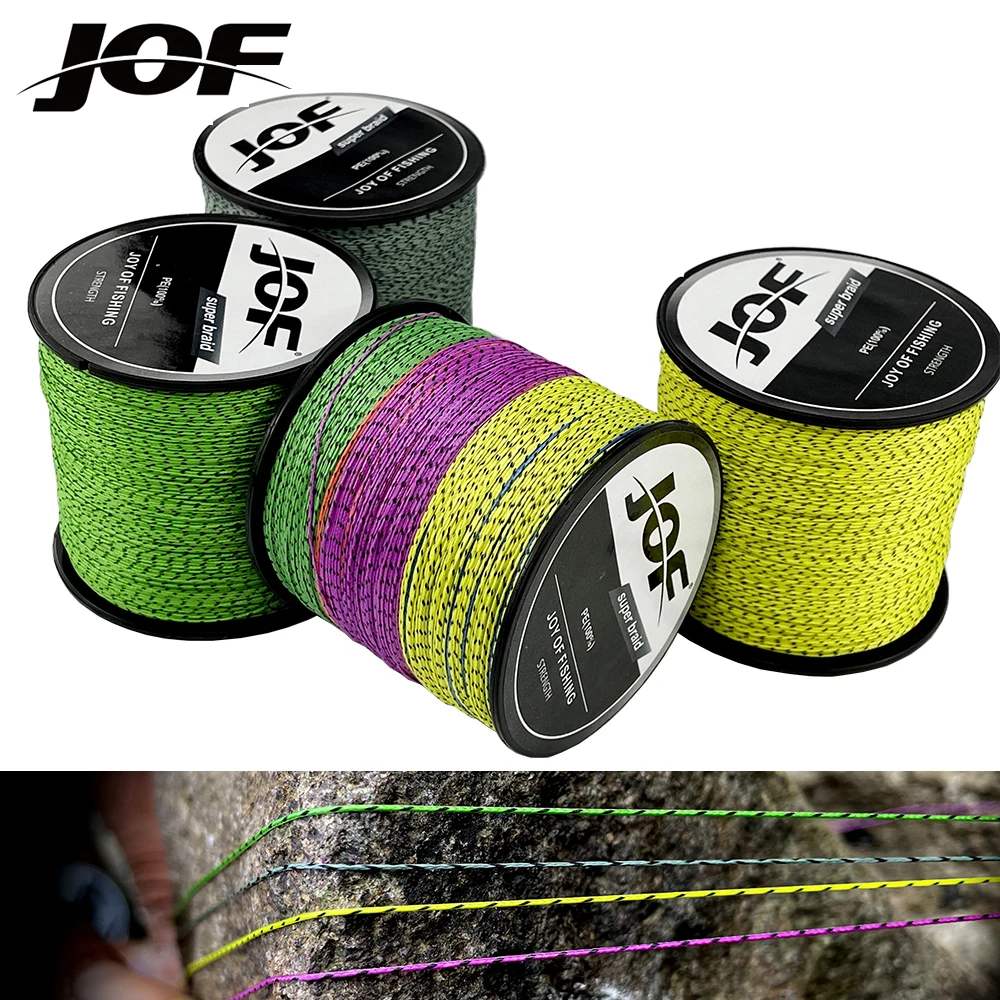 

JOF 18LB 39LB 61LB 78LB Ultra Strong 8 Strand Braided Fishing Line 1000m 8 Braids Multifilament Speckle Line Green