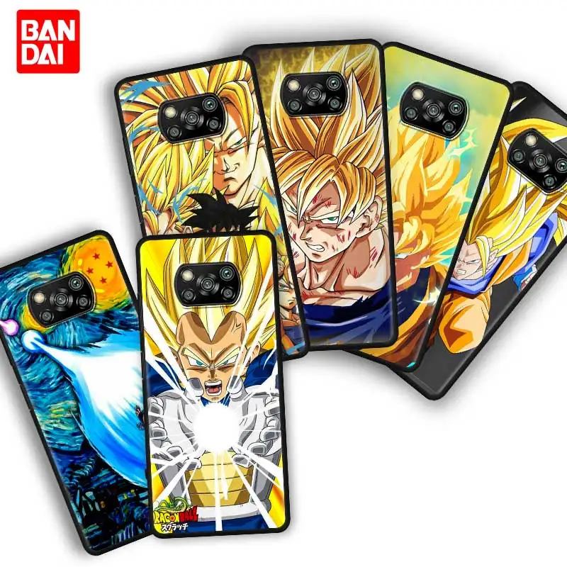 

Dragon Ball Z Goku Saiyajin Case for Xiaomi Poco X3 NFC F3 M3 11t 11 Lite Ultra Redmi Note 10s 10t Pro 5G Soft Silicone Cover