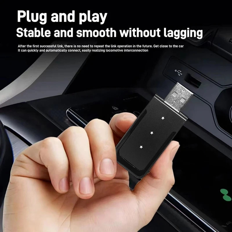 Автомобильный USB Ai Box 2-в-1 беспроводной Carplay Android Auto адаптер автомобильный Smart