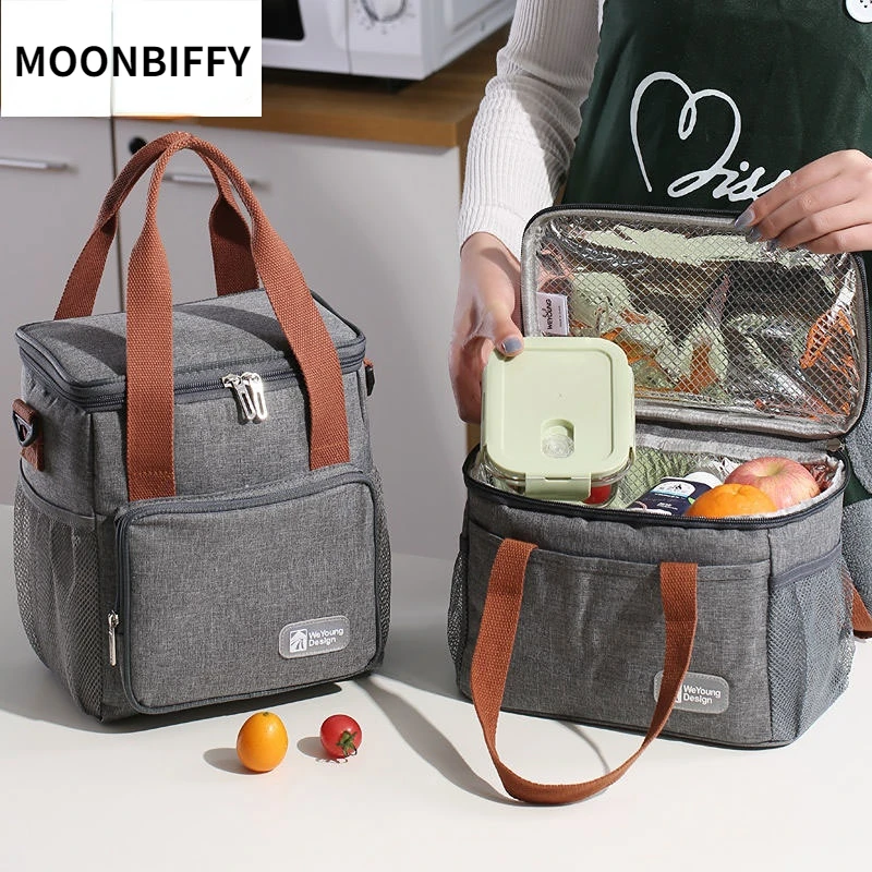 7L/15L Insulated Lunch Bag Thermo Bag Cooler Bag Outdoor Waterproof Camping Travel Picnic Bags Leak Proof Food Storage Bento Bag