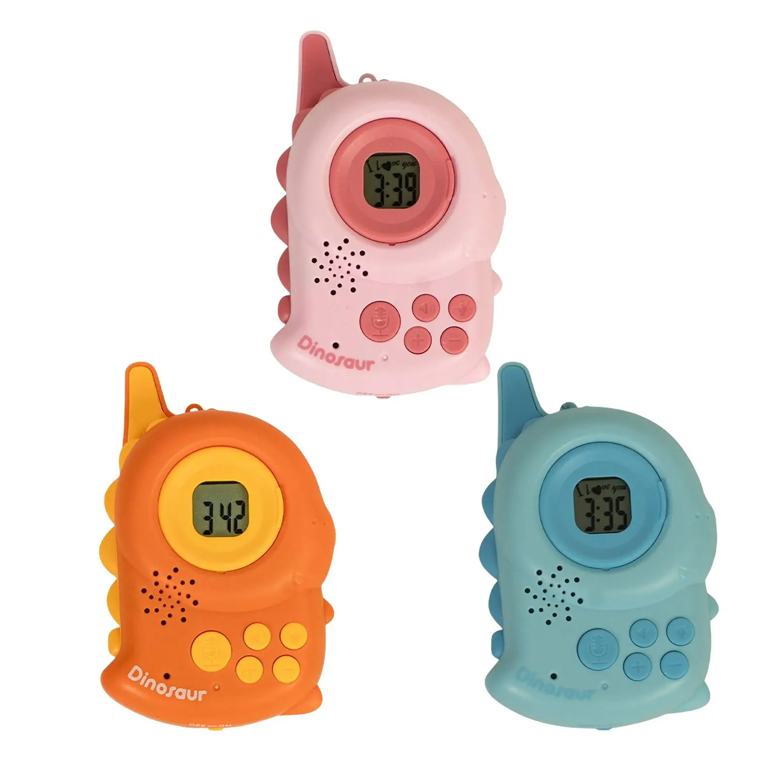 

Portable Kids Walkie Talkies Toys Family Walky Talky Indoor Outdoor Toys Cartoon Cute Long Range for Spring Camping Hiking Gifts